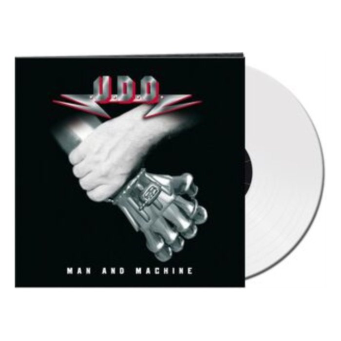 U.D.O. - MAN & MACHINE (WHITE VINYL)