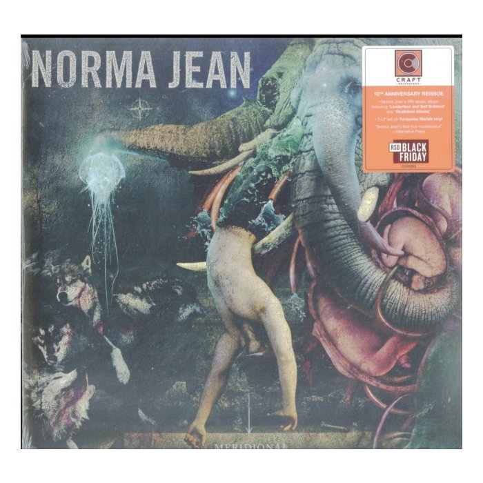 NORMA JEAN - MERIDIONAL (TURQUOISE BLUE MARBLE VINYL/2LP) (RSD)