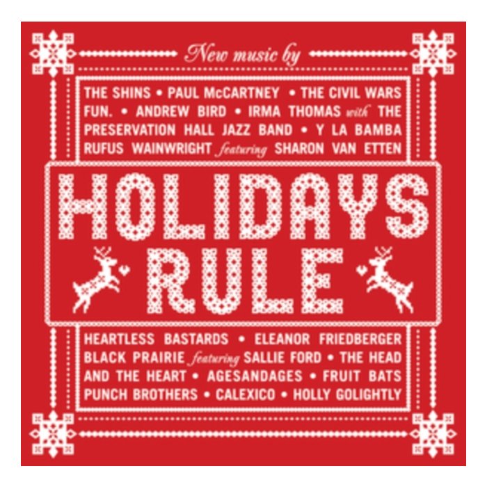 VARIOUS ARTISTS - HOLIDAYS RULE (2LP/TRANSLUCENT RED VINYL)