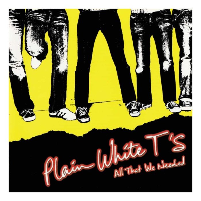 PLAIN WHITE T'S - ALL THAT WE NEEDED (OPAQUE RED VINYL)