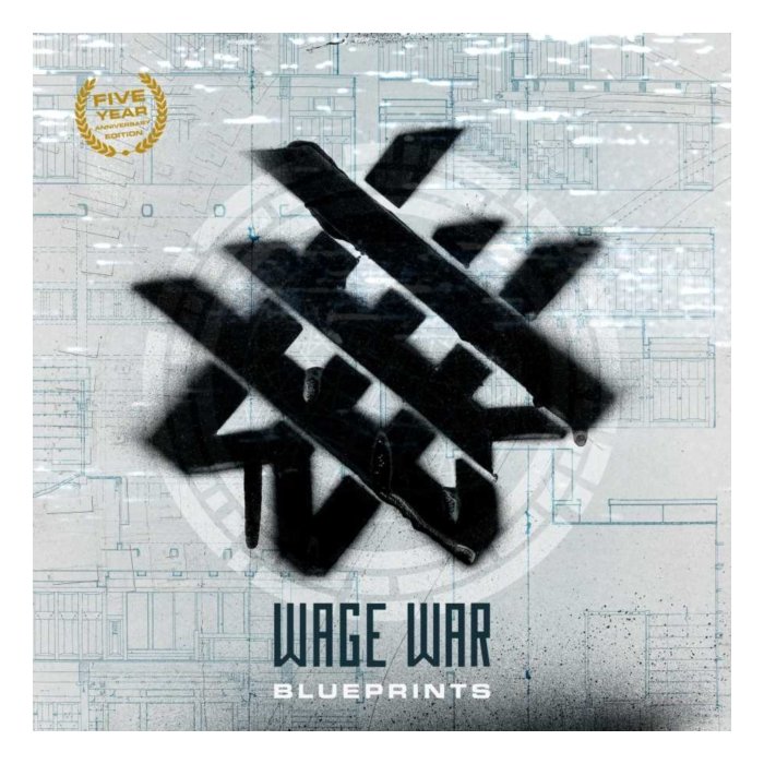 WAGE WAR - BLUEPRINTS (ANNIVERSARY EDITION/SEAFOAM MARBLE VINYL)