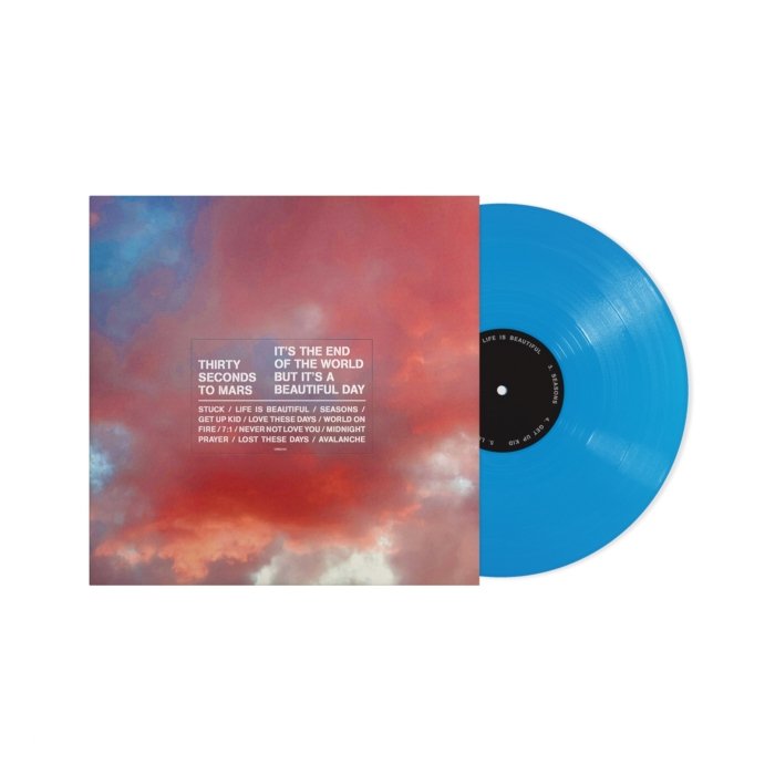 THIRTY SECONDS TO MARS - IT'S THE END OF THE WORLD BUT IT'S A BEAUTIFUL DAY (BLUE VINYL)