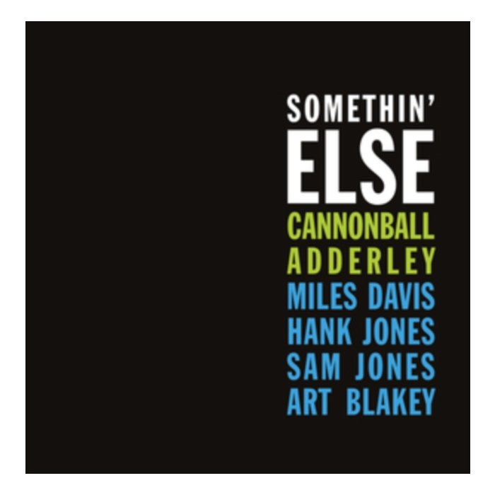 CANNONBALL ADDERLEY - SOMETHIN ELSE (BLUE VINYL)