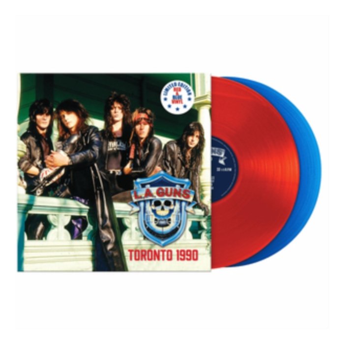 L.A. GUNS - TORONTO 1990 (RED & BLUE VINYL)