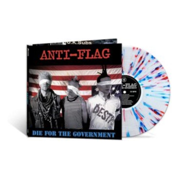 ANTI-FLAG - DIE FOR THE GOVERNMENT (RED WHITE & BLUE SPLATTER VINYL)