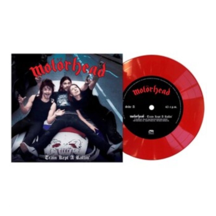 MOTORHEAD / LEMMY - TRAIN KEPT A-ROLLIN' (RED VINYL)