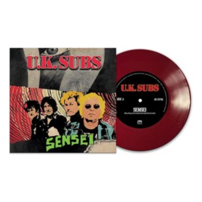 UK SUBS - SENSEI (RED 7INCH)