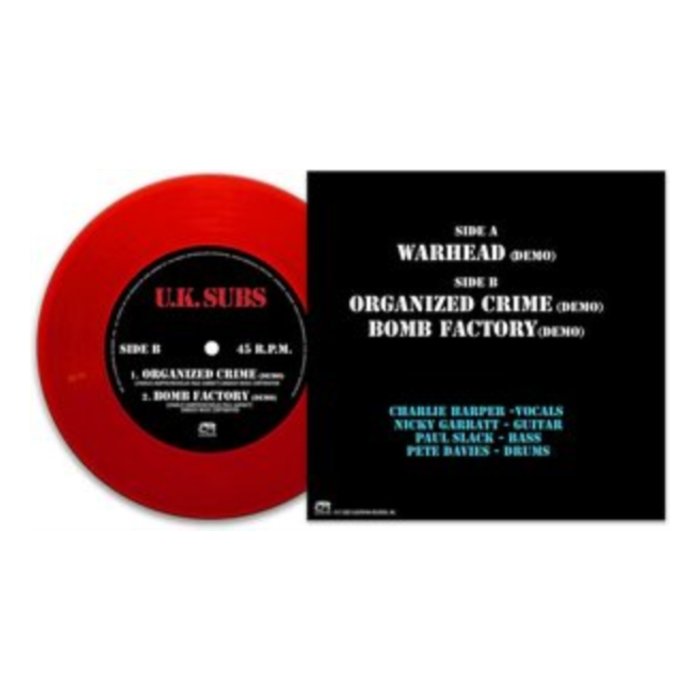 UK SUBS - WARHEAD (RED VINYL)