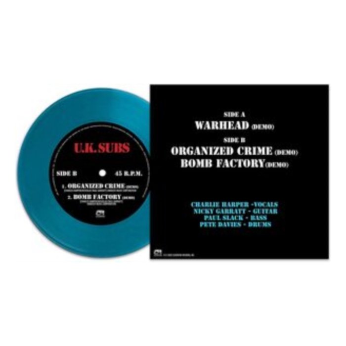 UK SUBS - WARHEAD (BLUE VINYL)