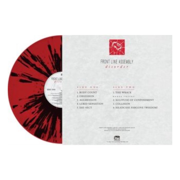 FRONT LINE ASSEMBLY - DISORDER (RED & BLACK SPLATTER VINYL)