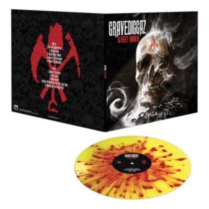 GRAVEDIGGAZ - 6 FEET UNDER (YELLOW/RED SPLATTER VINYL)