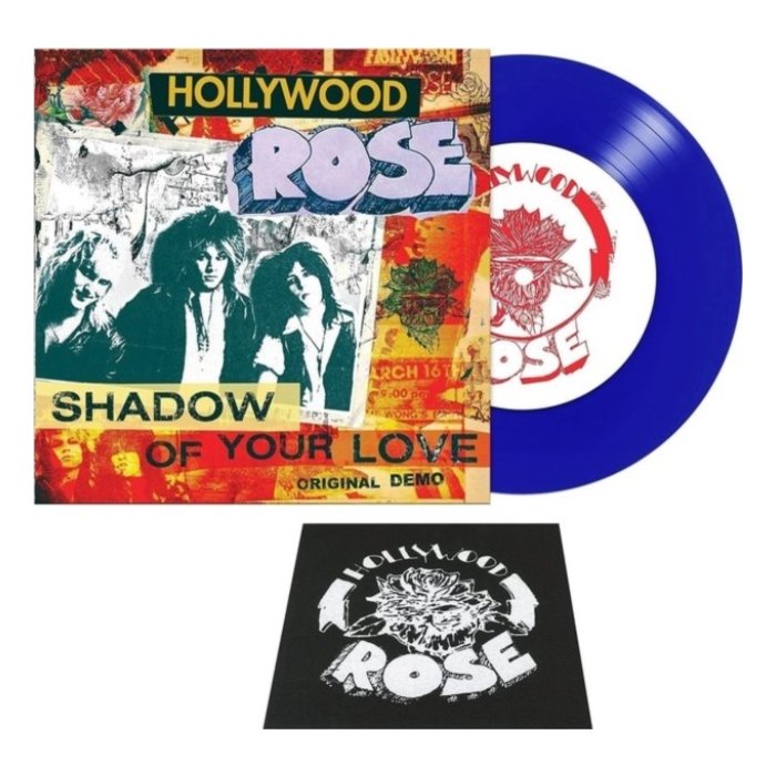 HOLLYWOOD ROSE - SHADOW OF YOUR LOVE / RECKLESS LIFE (BLUE VINYL)