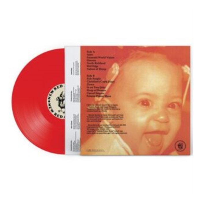 CHRIST ON A CRUTCH - CRIME PAYS WHEN PIGS DIE (RED VINYL)