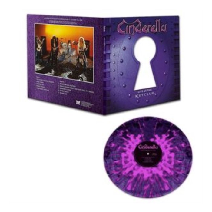 CINDERELLA - LIVE AT THE KEY CLUB (MARBLE PURPLE SPLATTER VINYL)