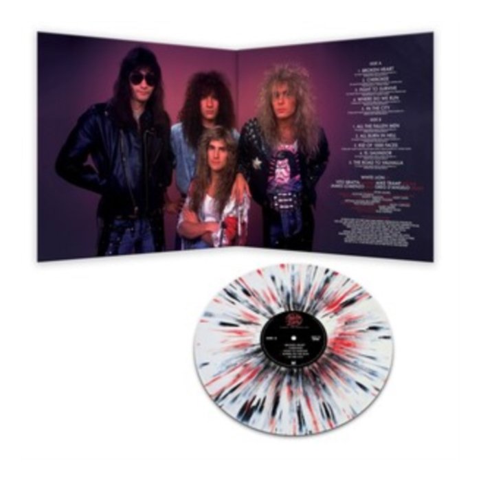 WHITE LION - FIGHT TO SURVIVE (WHITE/BLACK/RED SPLATTER VINYL)