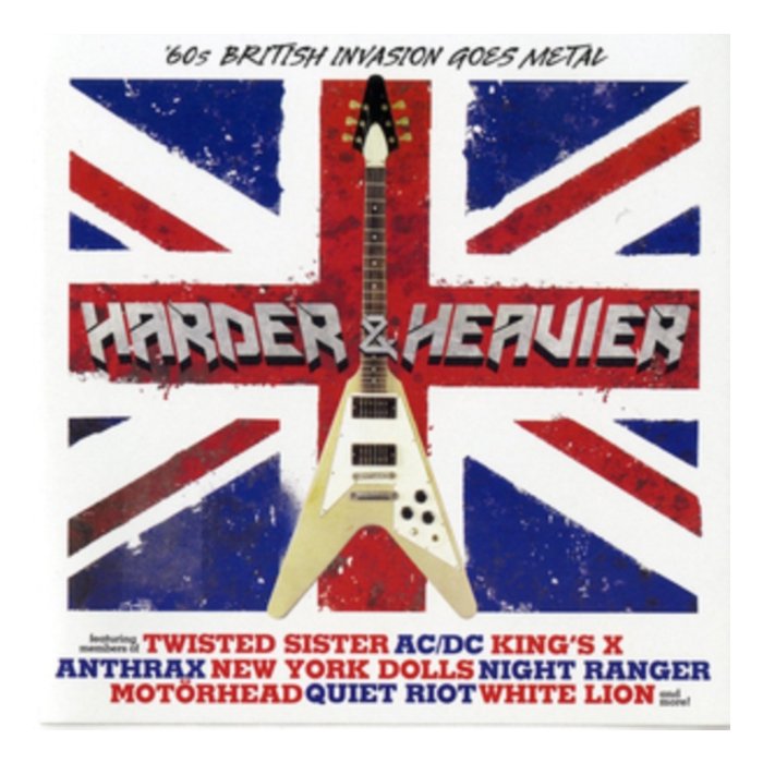 VARIOUS ARTISTS - HARDER & HEAVIER - 60S BRITISH INVASION (RED/BLUE VINYL)