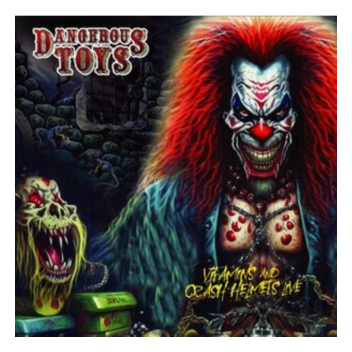 DANGEROUS TOYS - VITAMINS & CRASH HELMETS LIVE (RED VINYL/2LP)