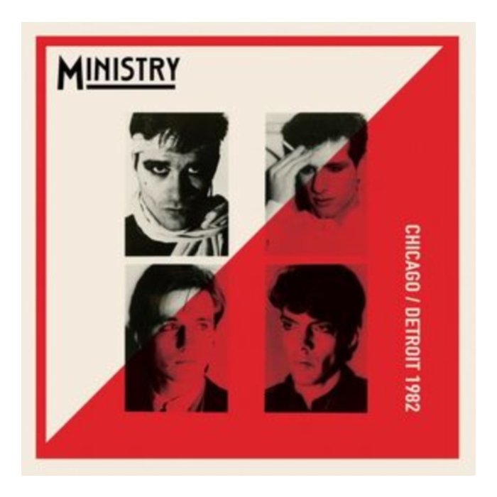 MINISTRY - CHICAGO/DETROIT 1982 (RED MARBLE VINYL)