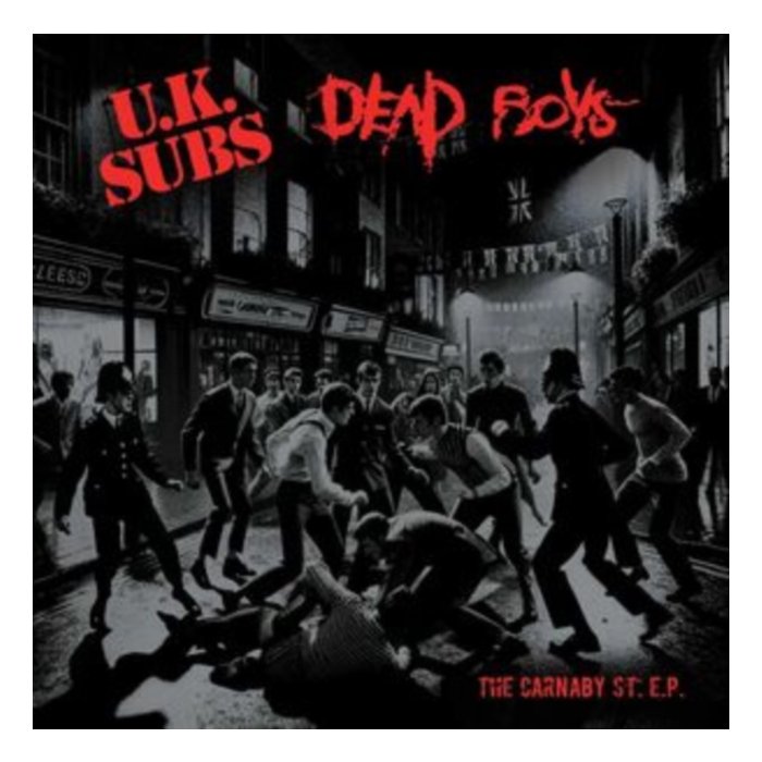 UK SUBS / DEAD BOYS - CARNABY ST. (RED 7INCH)