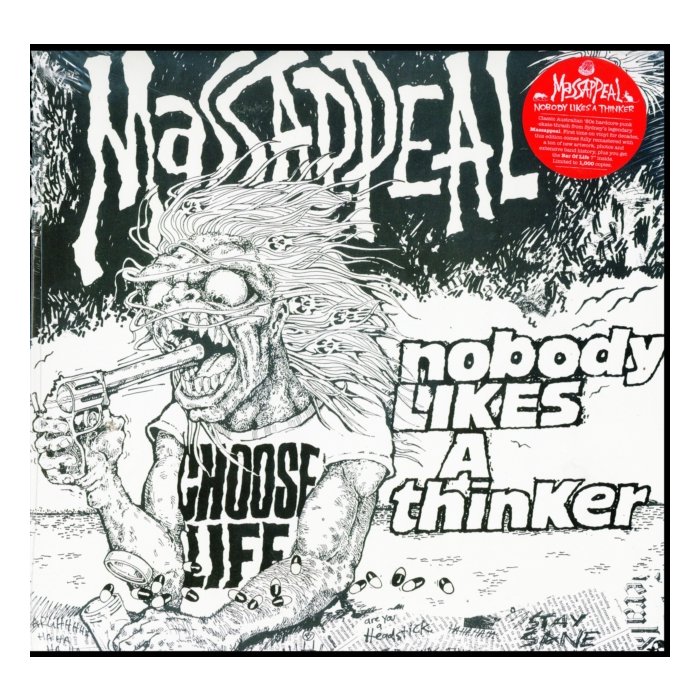 MASSAPPEAL - NOBODY LIKES A THINKER (RED/GRAY SPLATTER VINYL) / BAR OF LIFE (7INCH)