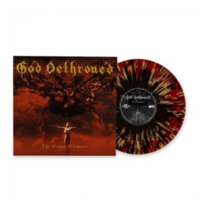 GOD DETHRONED - GRAND GRIMOIRE (TRANSPARENT RED W/ GOLD & BLACK SPLATTER VINYL)