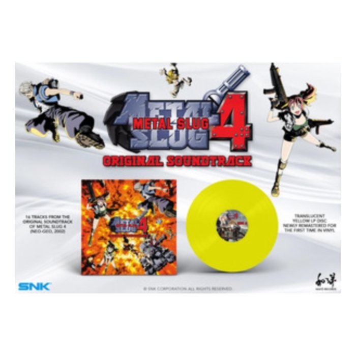 SNK SOUND TEAM - METAL SLUG 4 OST (YELLOW VINYL)