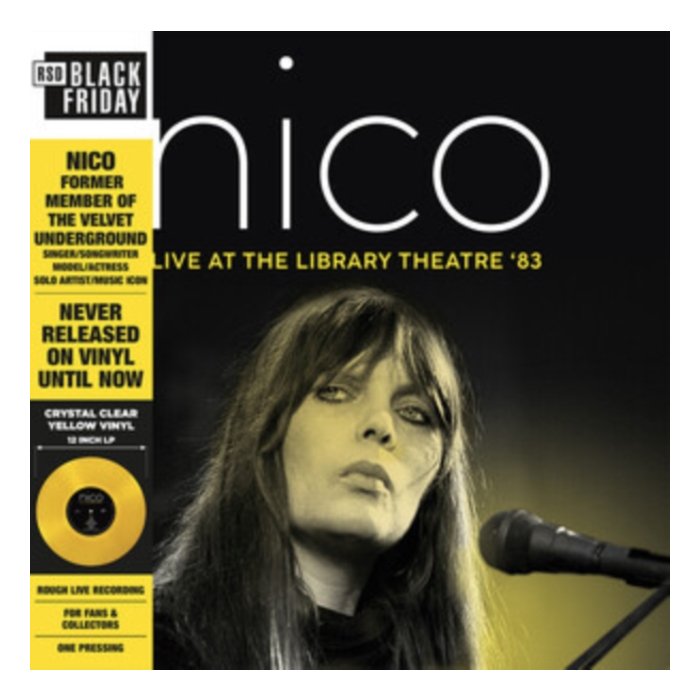 NICO - LIBRAIRY THEATRE '83 (CRYSTAL CLEAR YELLOW TINT VINYL) (RSD)