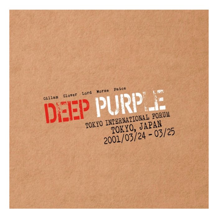 DEEP PURPLE - LIVE IN TOKYO 2001 (RED & CLEAR 'FLAG OF JAPAN VINYL/4LP)