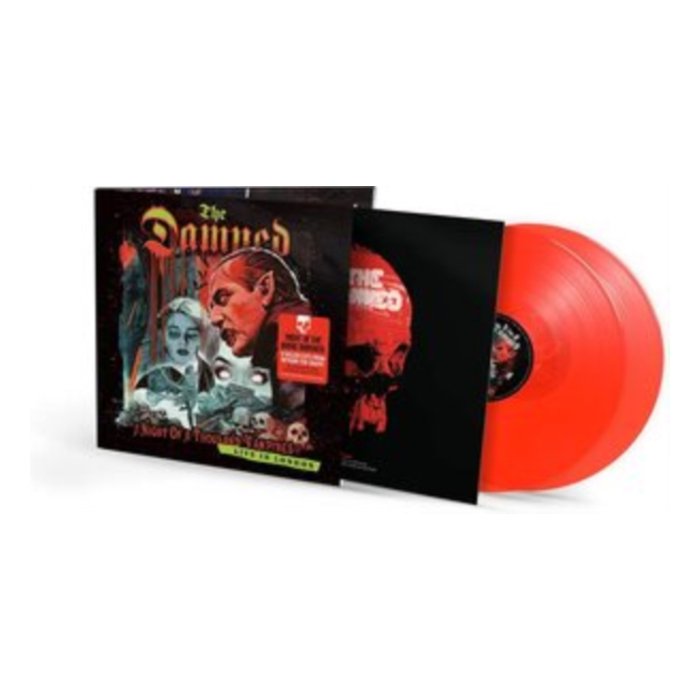 DAMNED - NIGHT OF A THOUSAND VAMPIRES (LIMITED TRANSPARENT RED VINYL/2LP/180G)