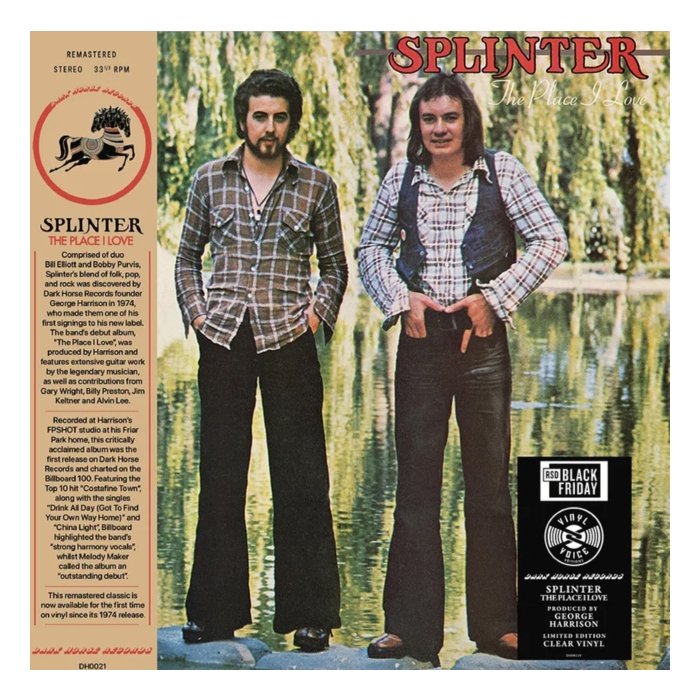 SPLINTER - PLACE I LOVE (TRANSPARENT CLEAR VINYL) (RSD)