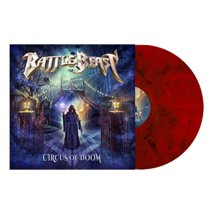 BATTLE BEAST - CIRCUS OF DOOM (RED/BLACK MARBLE VINYL) (I)