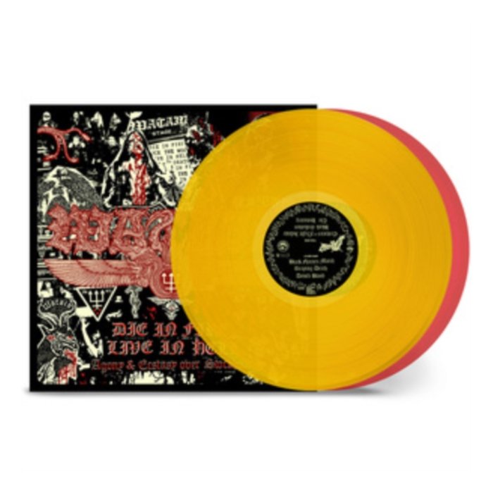 WATAIN - DIE IN FIRE - LIVE IN HELL (RED/YELLOW VINYL/2LP)