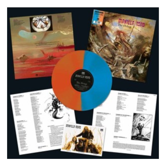 MANILLA ROAD - DELUGE (ORANGE/BLUE VINYL)