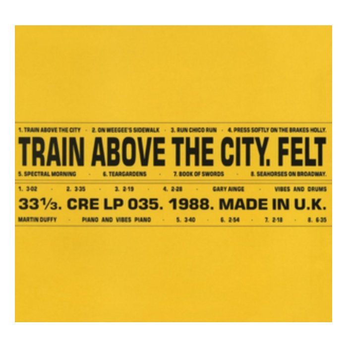 FELT - TRAIN ABOVE THE CITY (DELUXE REMASTERED GATEFOLD)