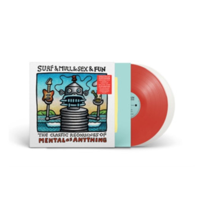 MENTAL AS ANYTHING - SURF & MULL & SEX & FUN (140G/RED & WHITE VINYL)