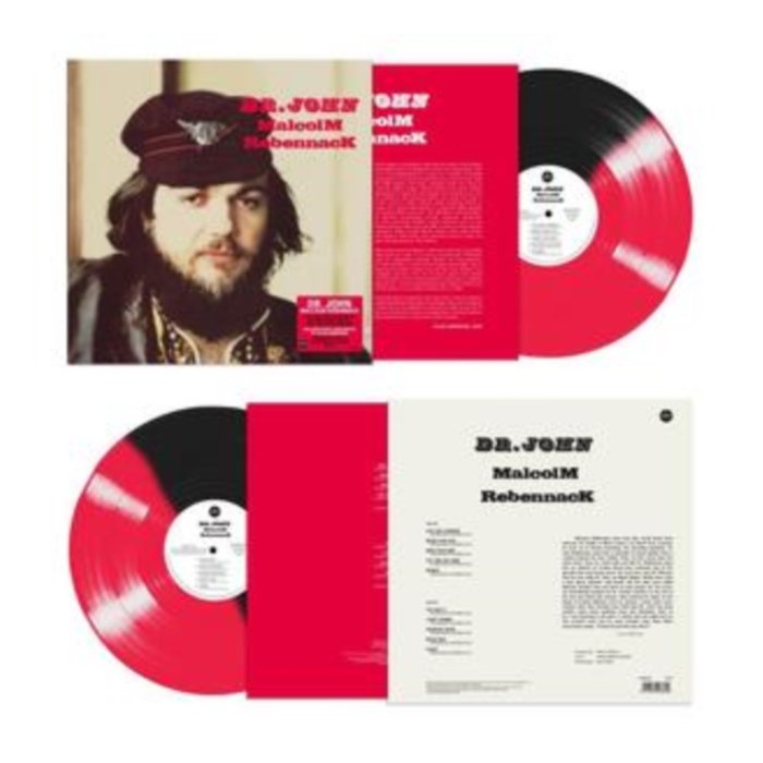 DR JOHN - MALCOLM REBENNACK (RED & BLACK SPLIT COLOUR VINYL)