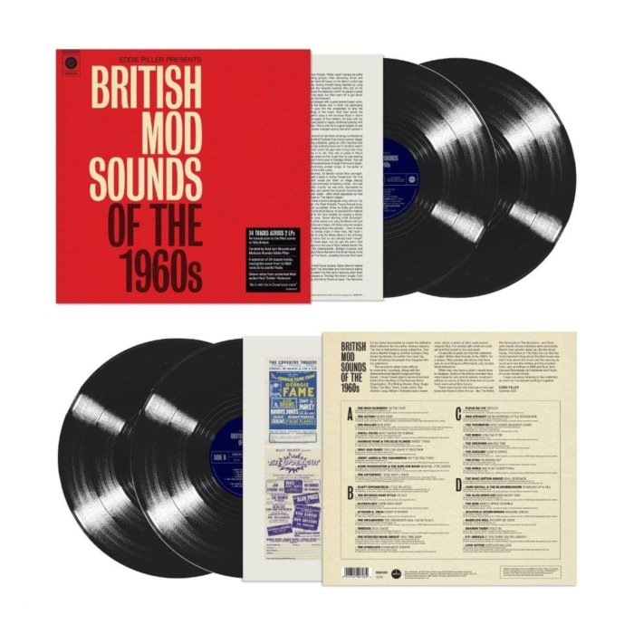 VARIOUS ARTISTS - EDDIE PILLER PRESENTS - BRITISH MOD SOUNDS OF THE 1960S (140G/2LP)