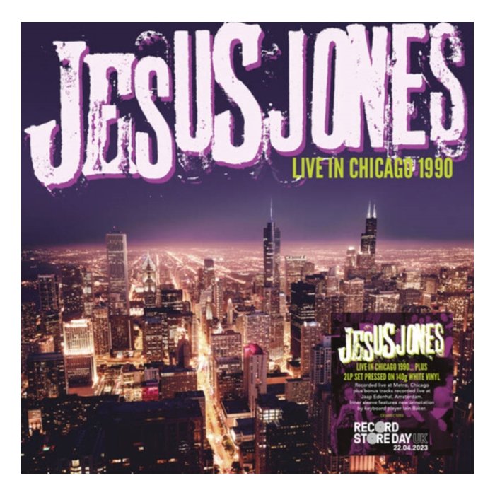 JESUS JONES - LIVE IN CHICAGO 1990 (2LP/140G/WHITE VINYL) (RSD)