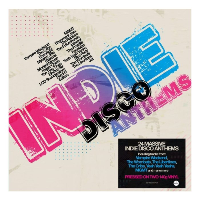 VARIOUS ARTISTS - INDIE DISCO (140G/2LP)