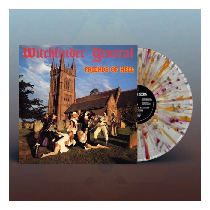 WITCHFINDER GENERAL - FRIENDS OF HELL (CLEAR W/ RED