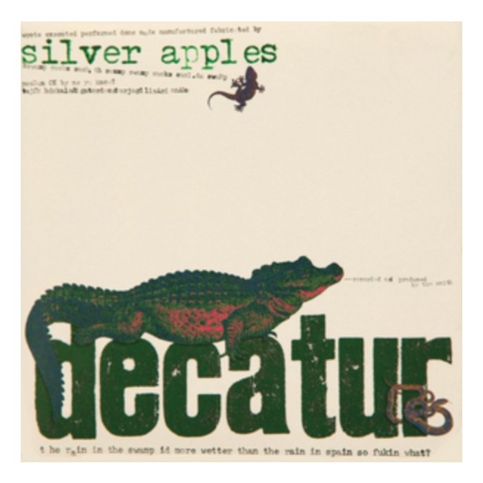 SILVER APPLES - DECATUR (WHITE & GREEN SPLATTER VINYL)