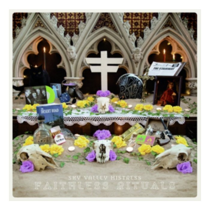 SKY VALLEY MISTRESS - FAITHLESS RITUALS (CREAM &GREEN SPLATTER VINYL/DL CARD)