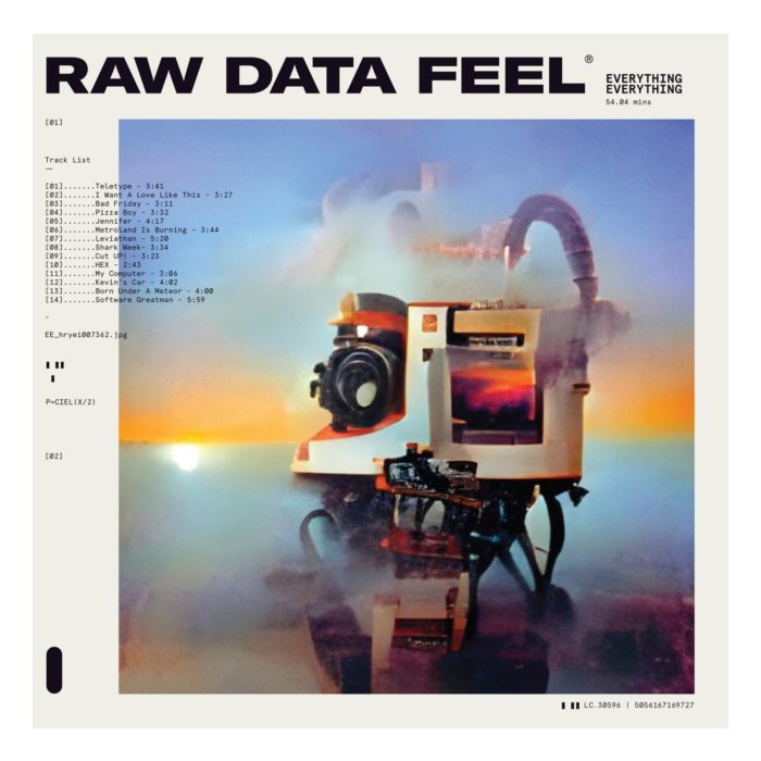 EVERYTHING EVERYTHING - RAW DATA FEEL (CLEAR VINYL)