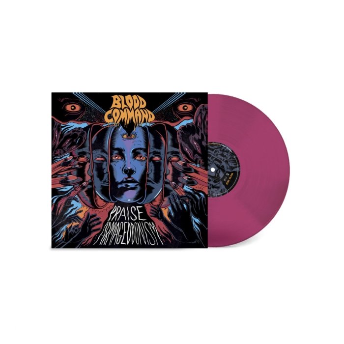 BLOOD COMMAND - PRAISE ARMAGEDDONISM (TRANSPARENT MAGENTA VINYL)