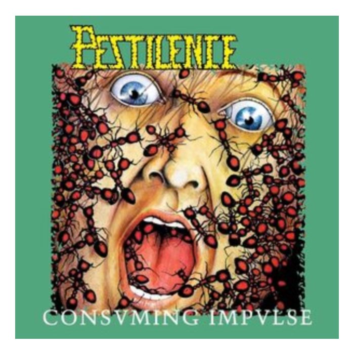 PESTILENCE - CONSUMING IMPULSE (TRANSPARENT RED W/ BLACK SPLATTER VINYL)