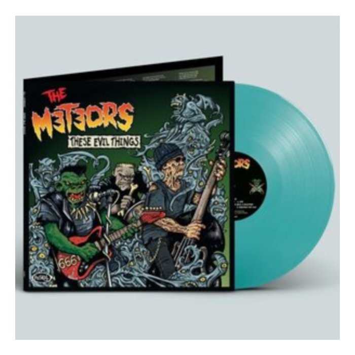 METEORS - THESE EVIL THINGS (BLUE CURACAO COLOR VINYL)