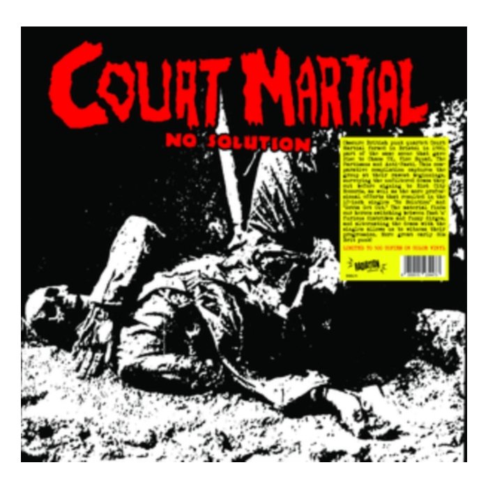 COURT MARTIAL - NO SOLUTION: SINGLES & DEMOS 1981/1982