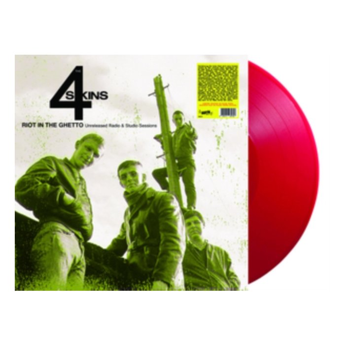 4 SKINS - RIOT IN THE GHETTO: UNRELEASED RADIO & STUDIO SESSIONS (RED VINYL)