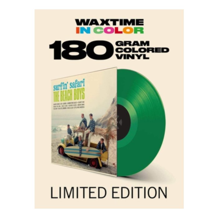 BEACH BOYS - SURFIN SAFARI (1 BONUS TRACK) (LIMITED 180G TRANSPARENT GREEN VINYL/DMM MASTER)