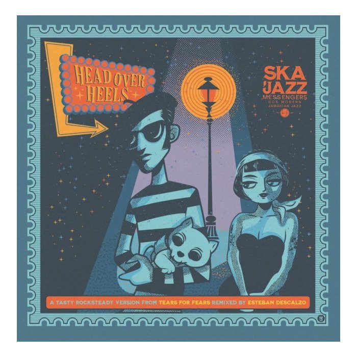 SKA JAZZ MESSENGERS - HEAD OVER HEELS (PIC SLEEVE)